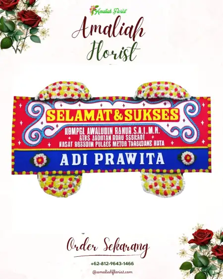 Papan Bunga Ucapan Selamat Abai