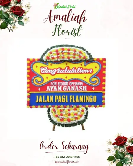 Sewa Papan Bunga Abai